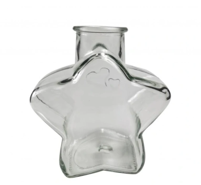 Dream star shape wishing bottle with wooden cork