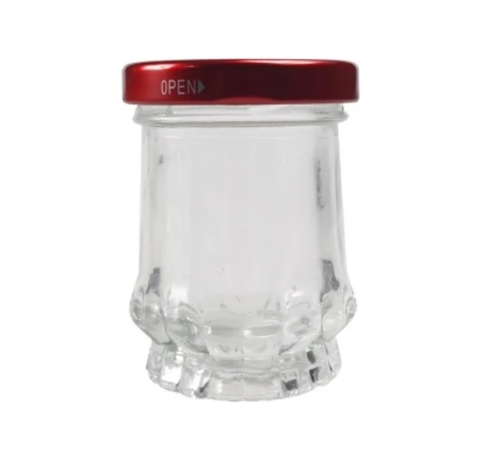 Fresh Stewed Bird's Nest round Glass Empty Bottle
