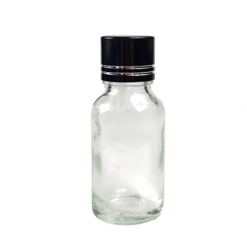 Wholesale empty Cosmetic Packaging Bottles Black Lids